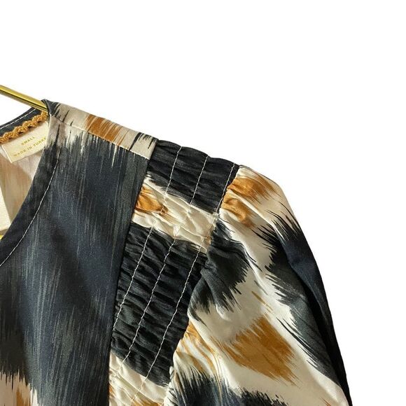 Anthropologie Maeve Destin Organic Cotton Mini Dress Size Small - Picture 4 of 15